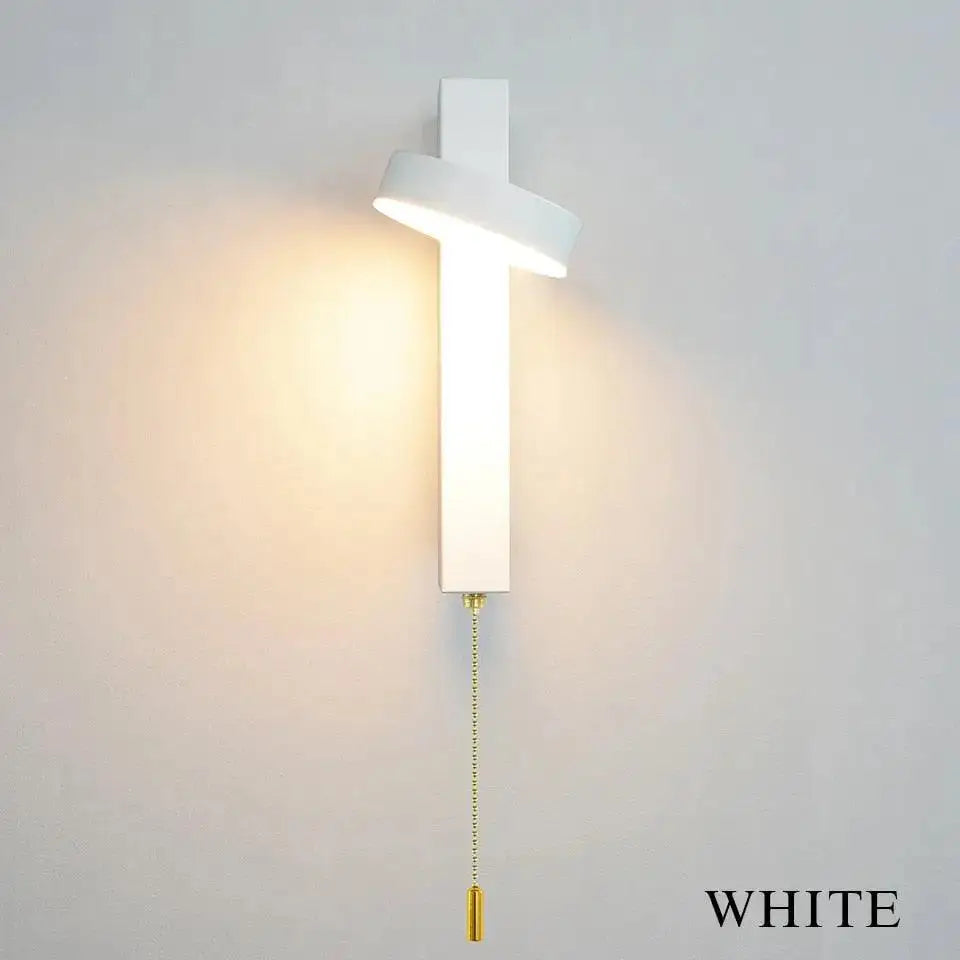 Modern gold minimalist wall sconces – bedroom adjustable light