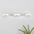 Modern white 3 light led vanity sconce wall mounted bathroom fixture