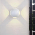 Modern white 4 light dome wall sconce bedroom 110v-120v lamp