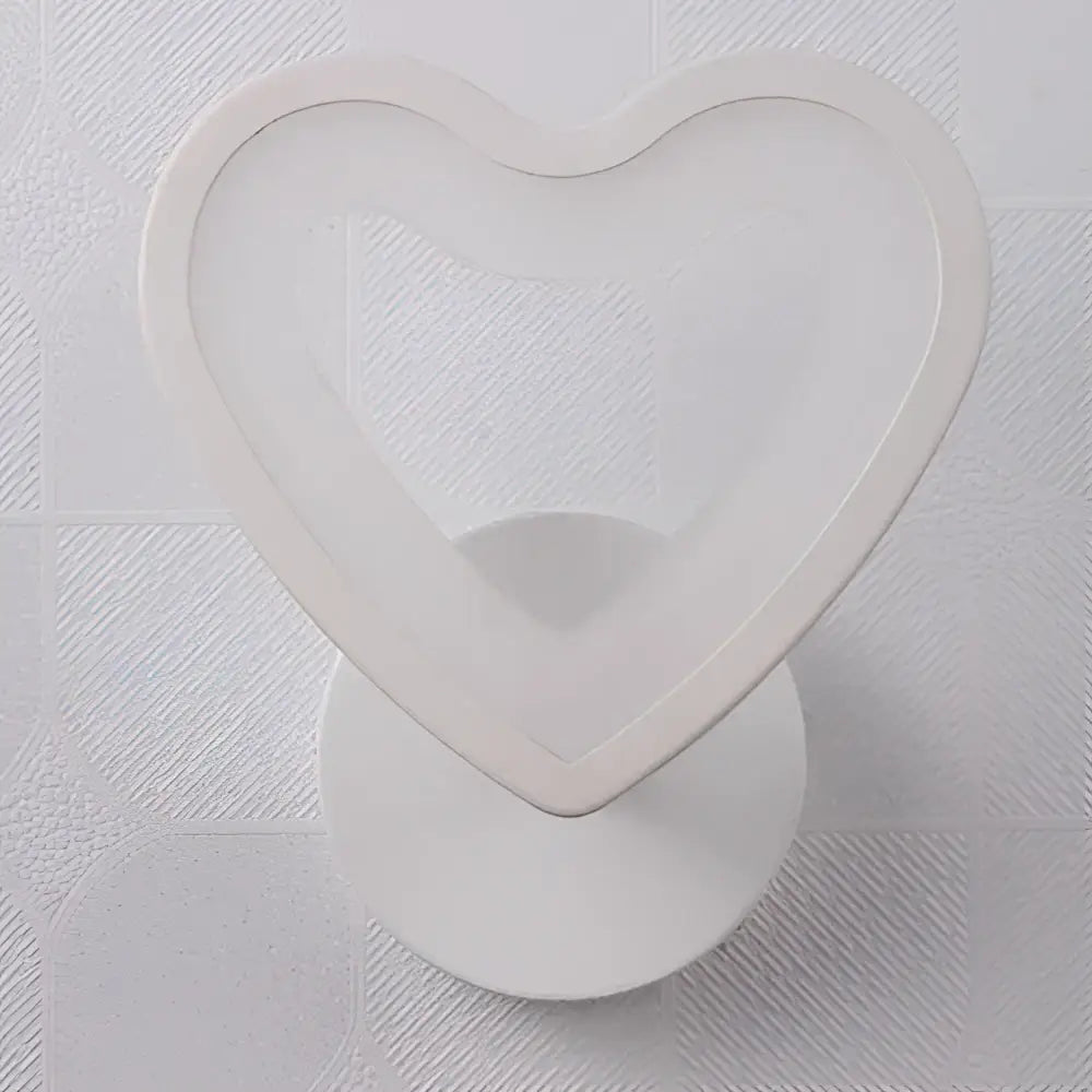 Modern white acrylic led wall sconce – childrens bedroom decor