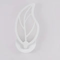 Modern white acrylic led wall sconce – childrens bedroom decor