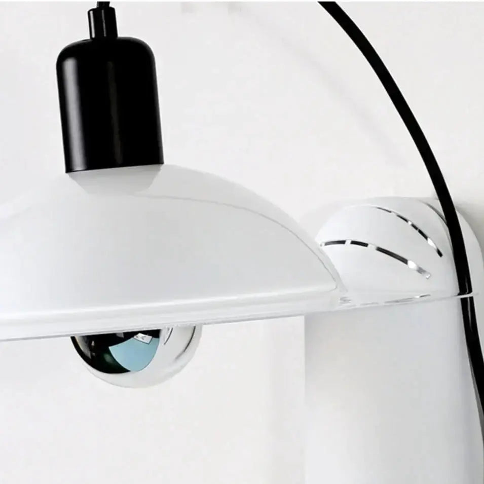 Modern white adjustable wall sconce bedroom reading lamp