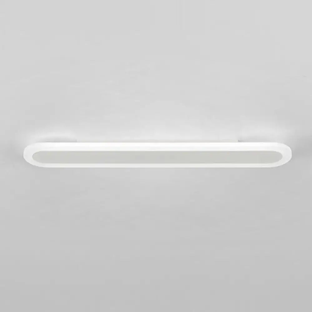 Modern white and black acrylic bar wall lamp corridor light 110v 240v