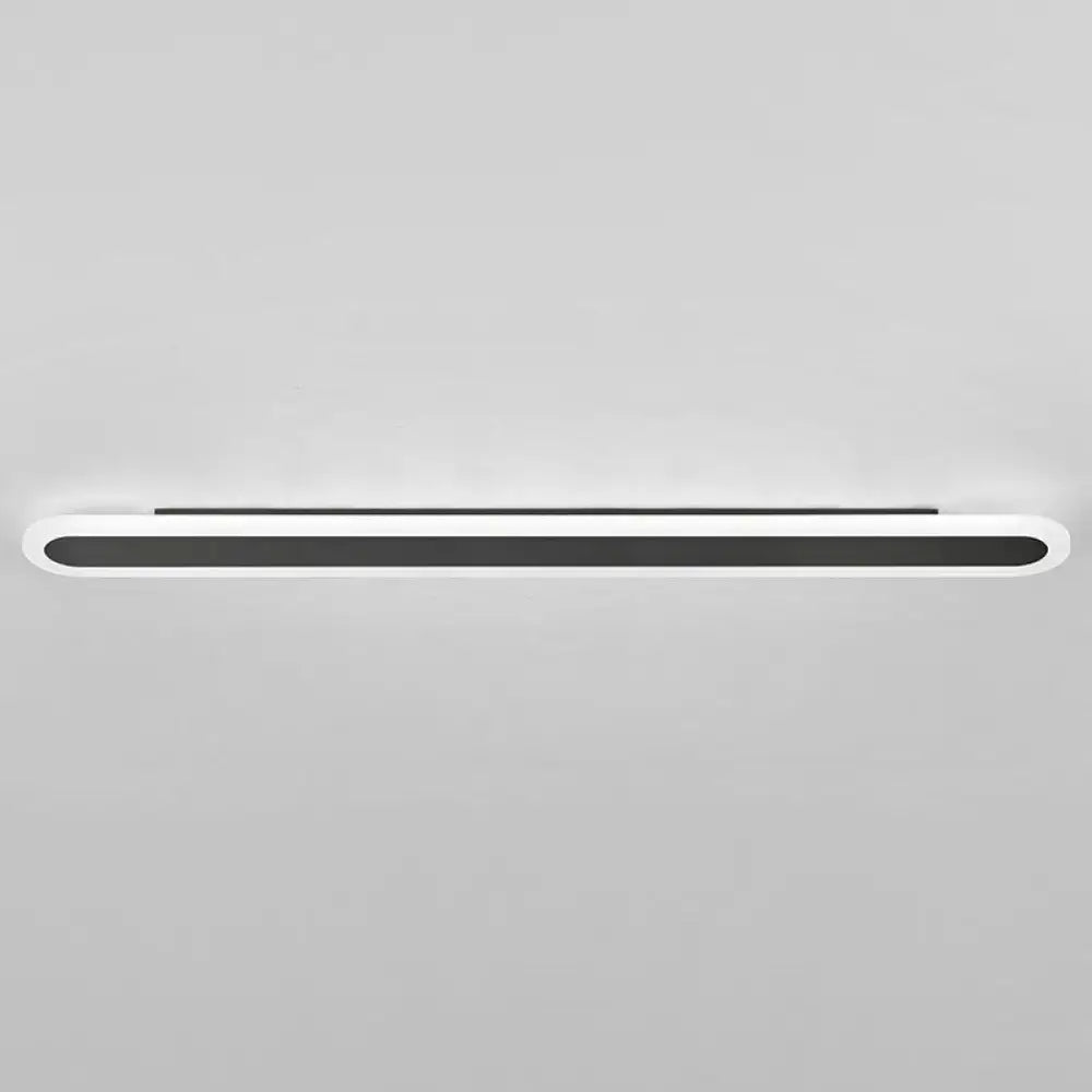 Modern white and black acrylic bar wall lamp corridor light 110v 240v