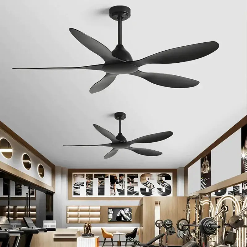 Modern white and wood 56-inch ceiling fan office electric fan