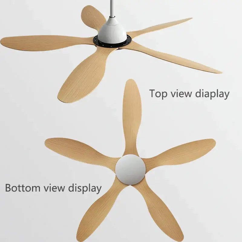 Modern white and wood 56-inch ceiling fan office electric fan