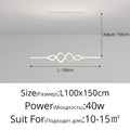 Modern white & black living chandelier lights dining room ceiling lamp