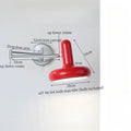 Modern white ceramic wall lamp bedroom adjustable cream iron art