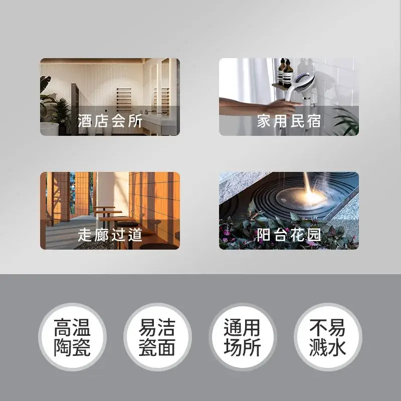 Modern white ceramic wall mounted wash basin bathroom sink