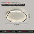 Modern white cloud led ceiling lamp for minimalist bedroom