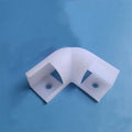 Modern white corner aluminum profile for led strip lights kitchen