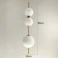 Modern white glass ball led pendant light – kitchen & dining room