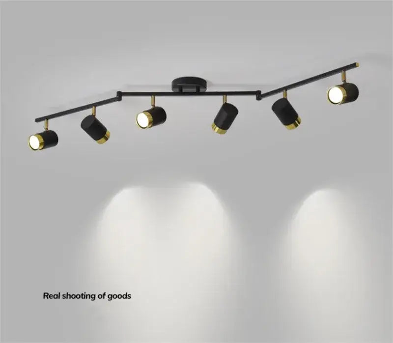Modern white & gold decorbites ceiling chandelier living room spotlight