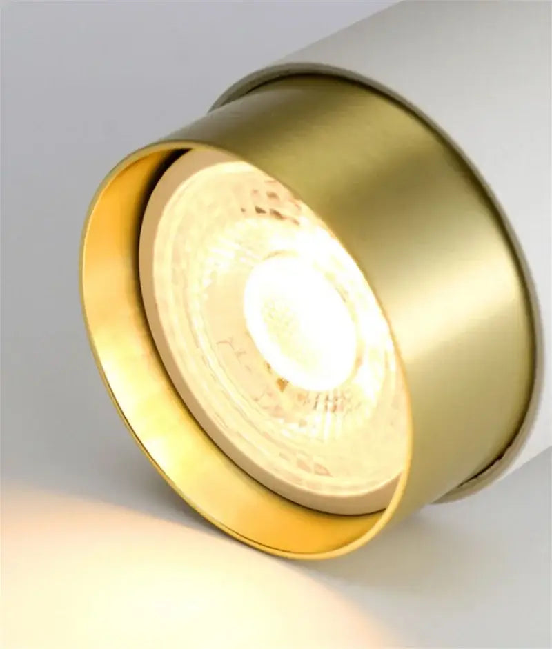 Modern white & gold decorbites ceiling chandelier living room spotlight