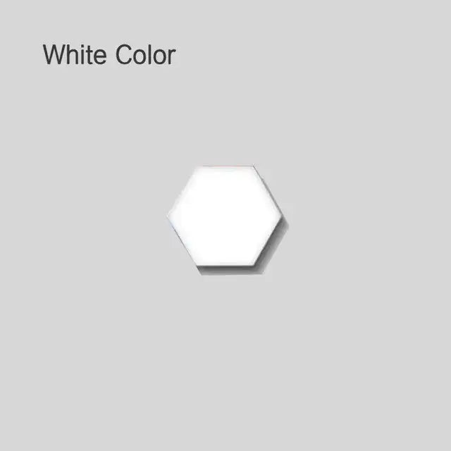 Modern white honeycomb modular quantum sconces led panel lights bedroom