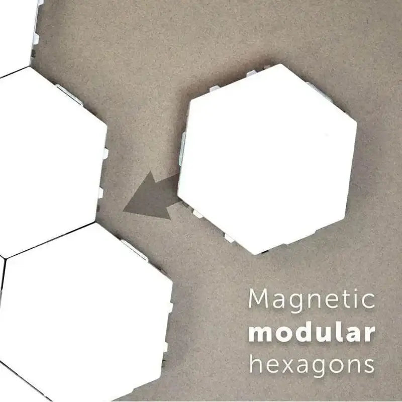 Modern white honeycomb modular quantum sconces led panel lights bedroom