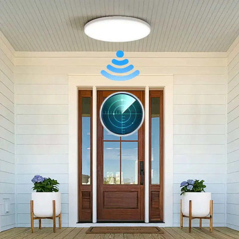 Modern white induction led ceiling light bedroom smart lamp