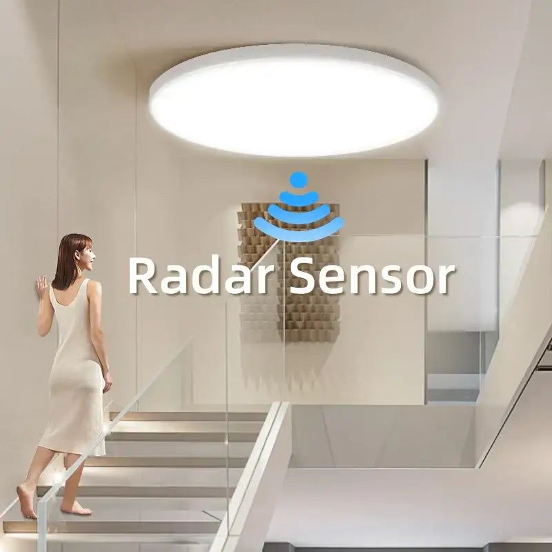 Modern white induction led ceiling light bedroom smart lamp