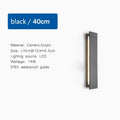 Modern white led limestone sconce garden porch wall light