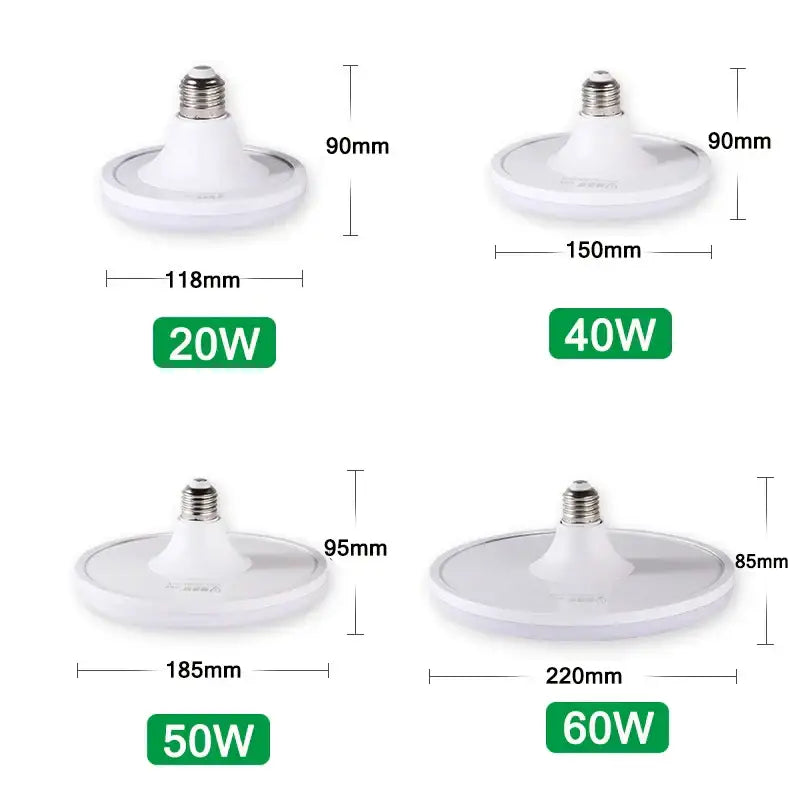 Modern white led ufo ceiling lamp living room e27 bulb
