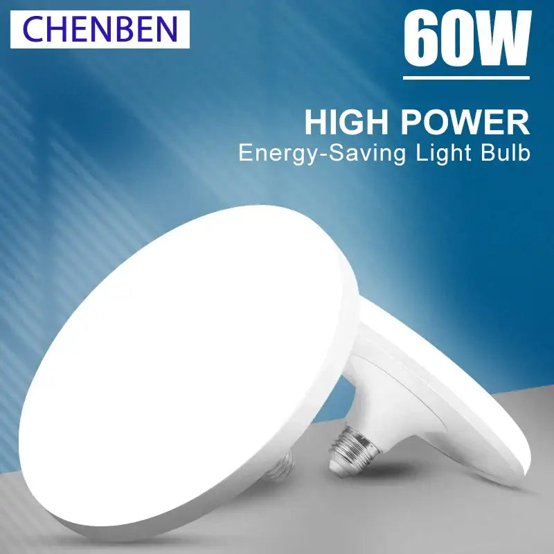 Modern white led ufo ceiling lamp living room e27 bulb
