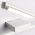 Modern white led vanity lamp with acrylic shade – bathroom wall light