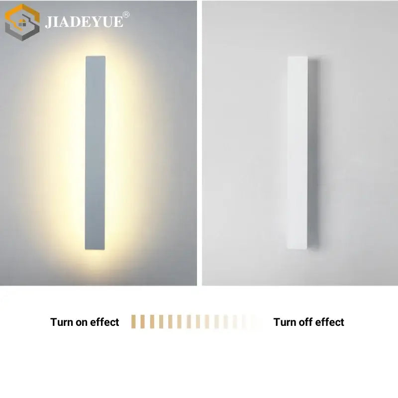 Modern white led waterproof garden wall lamp outdoor sconce