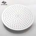 Modern white round rainfall shower head bathroom fixture