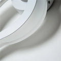 Modern white spiral led wall sconce 8 inch fixture corridor light