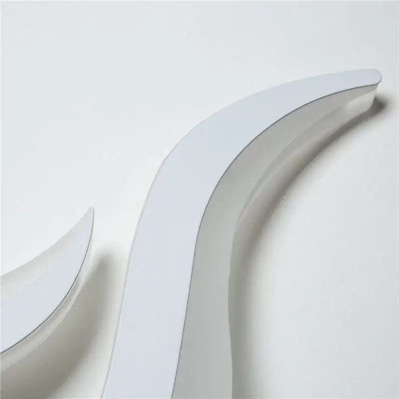 Modern white spiral led wall sconce 8 inch fixture corridor light