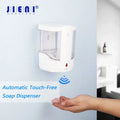 Modern white wall mounted automatic liquid soap dispenser kitchen