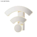 Modern white wifi led wall lamp sconce light for bedroom
