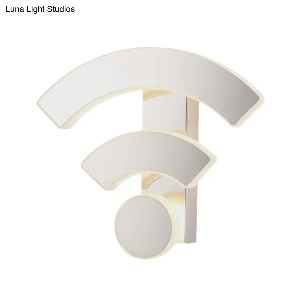 Modern white wifi led wall lamp sconce light for bedroom