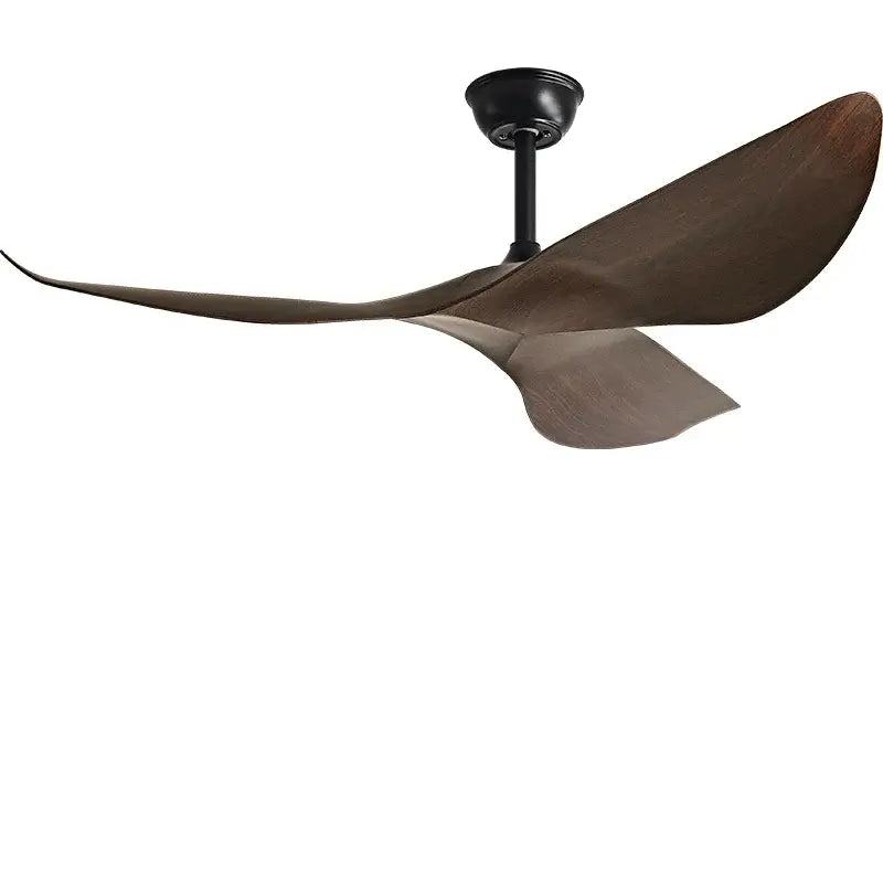 Modern wood 52 inch dc ceiling fan for living room