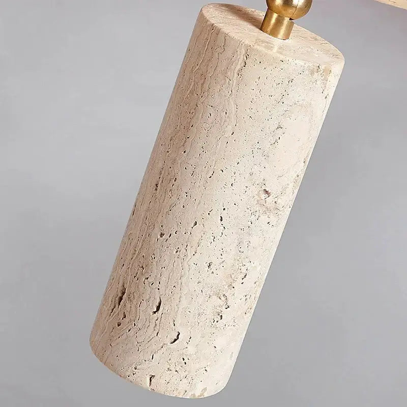 Modern wood and beige concrete led ceiling spotlight living room