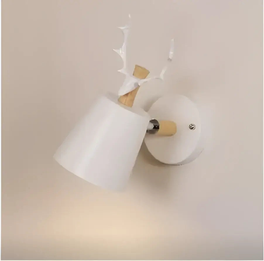 Modern wood and metal wall sconce – bedroom aisle led wood wall light
