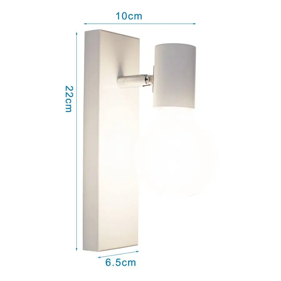 Modern wood and metal wall sconce – bedroom aisle led wood wall light