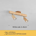 Modern wood three light adjustable gu10 led ceiling lamp kitchen