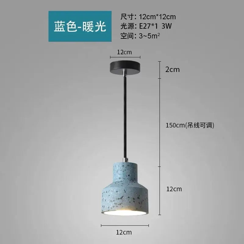 Modern wooden cube led wall sconce bedroom light with knob switch