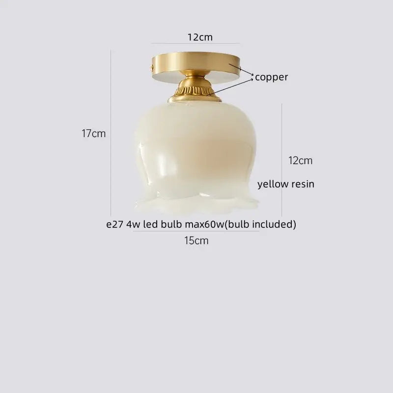 Modern woven beige decorbites led wicker wood ceiling lights hallway