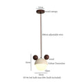Modern yellow travertine led pendant lights for kitchen island