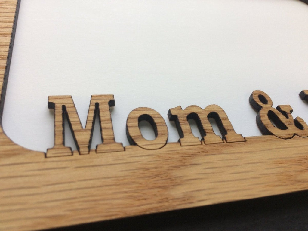 Mommy & Me Picture Frame - 5x7 Frame Hold 4x6 Photo