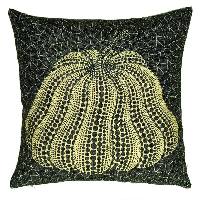 Mosaic eye cotton pumpkin pillowcase living room decor