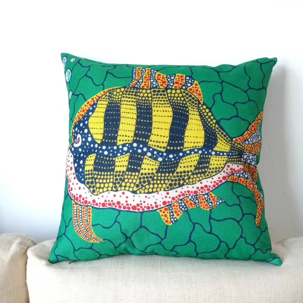 Mosaic eye cotton pumpkin pillowcase living room decor