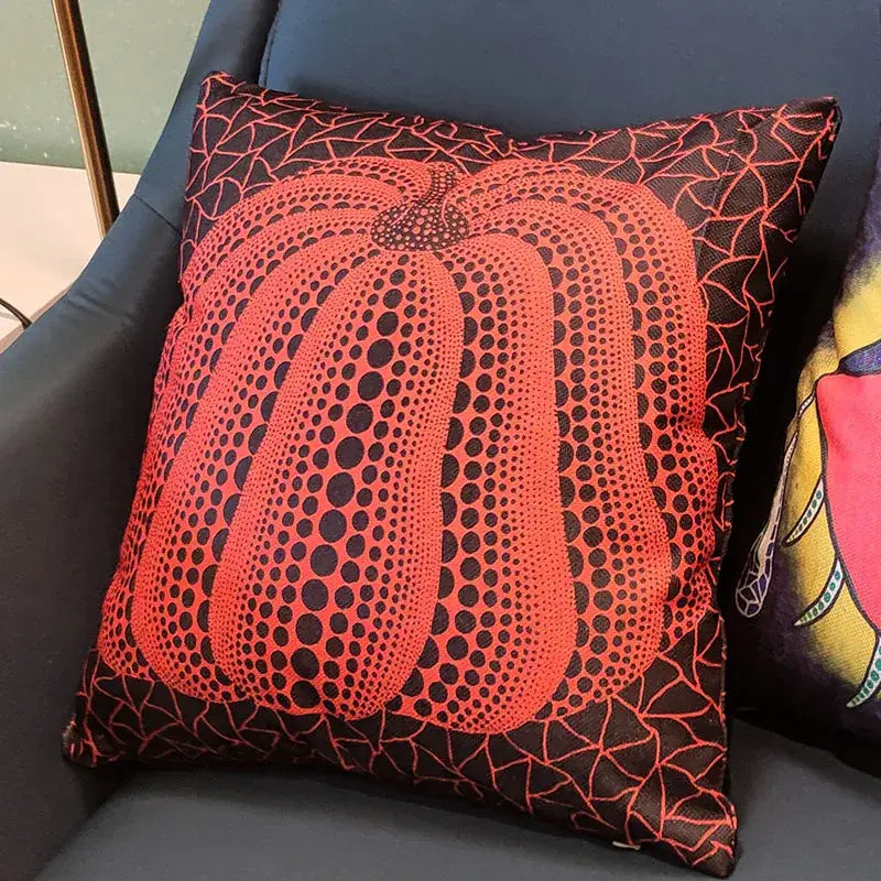 Mosaic eye cotton pumpkin pillowcase living room decor