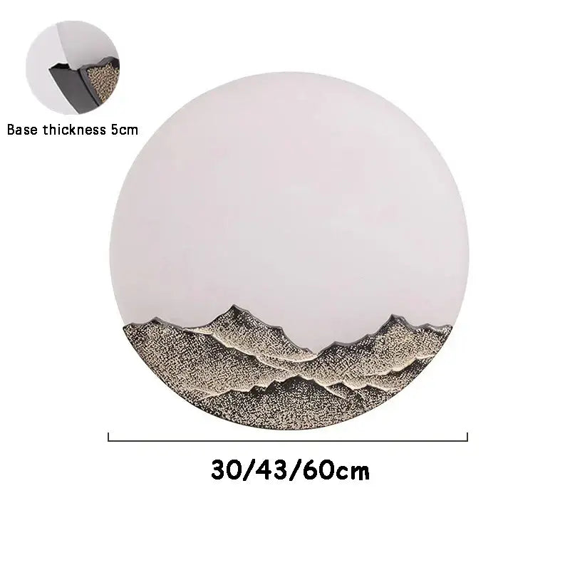 Mountain landscape led wall light for bedroom decorbites led wall
