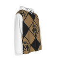 MUNSIEUR All-Over Print Coat Men's Windbreaker with Zipper