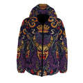 MUNSIEUR All-Over Print Down Puffer Coat for Men