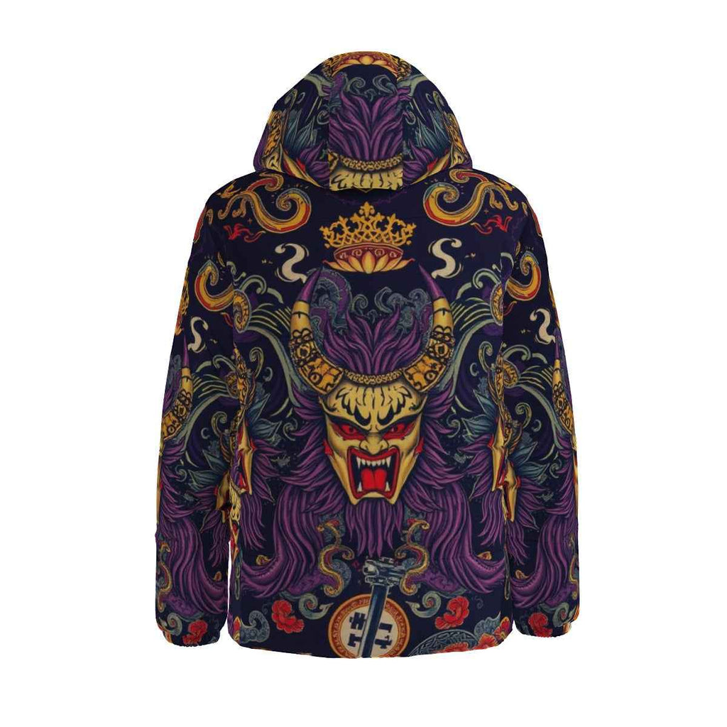 MUNSIEUR All-Over Print Down Puffer Coat for Men