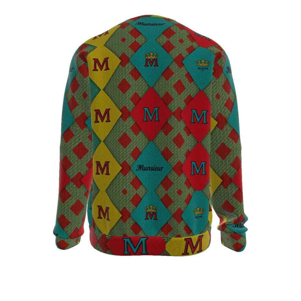 MUNSIEUR All-Over Print Hoodie for Men Cotton New Arrivals